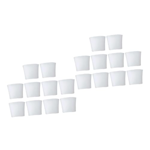 FOMIYES 20 Pcs Toe Cover Heel Protectors Toe Protector Bunion Toenail Anti Friction Protector Toe Spreader Shields Socks Toe Separators Stabilizer Shoe Mat Toe Sleeves Silicone White Gel