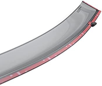WellVisors Window Visors Wind Deflectors Compatible with Kia 2017-2022 Sportage with Chrome Trim Rain Guards 3-847KA013