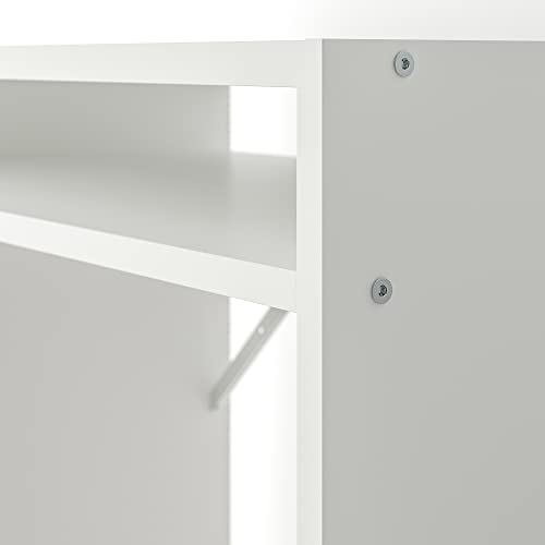 Bureau TORALD 65x40 cm blanc : travailler confortablement en studio