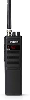 Uniden PRO401HH Professional Series 40 Channel Handheld CB Radio, 4 Watts Power with Hi/Low Power Switch, Auto Noise Cancellation, Belt Clip and Strap Included
