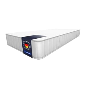 Weltbett „Omega“ Matratze Hybrid Schaum 70 x 200 cm – Wendematratze mit Härtegrad H3/H4, 18 cm Höhe - ergonomisch, hypoallergen, allergikerfreundlich, für jeden Schlaftyp - Made in Germany