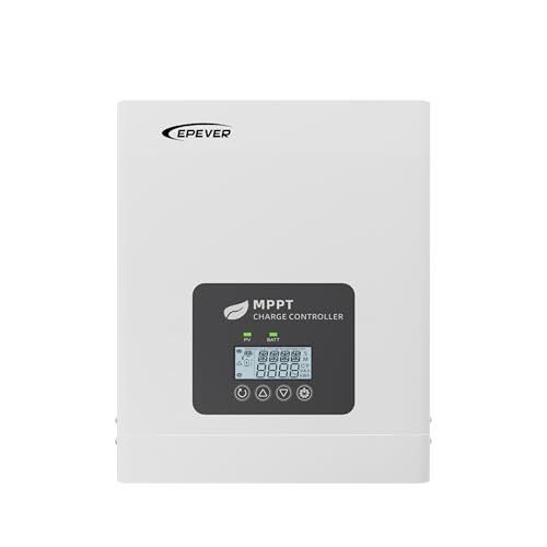 EPEVER 100A MPPT Solar Charge Controller, Dual PV Input Max 250V, 12V/24V/48V Auto, Supports No Battery Mode & Parallel, for LiFePO4 & Lead-Acid Off-G
