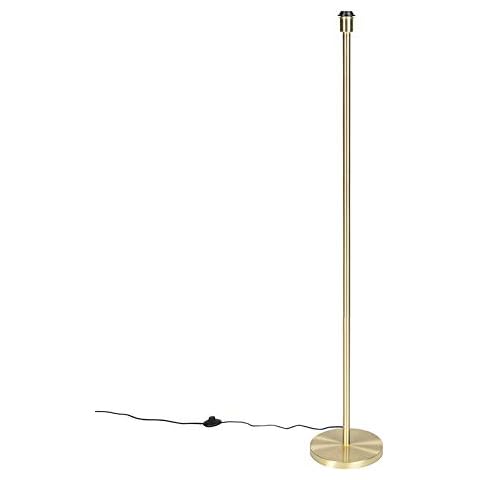 Lámpara de pie Qazqa SIMPLO Acero Alargada sin pantalla Cover