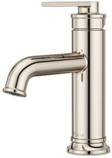 Grifería de baño monocomando 1 agujero Níquel pulido miniatura 1