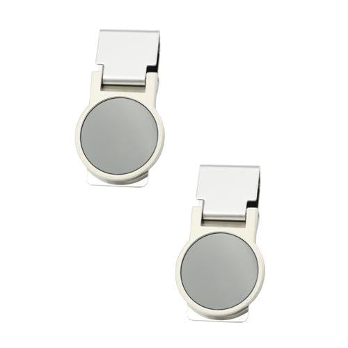 DGHAOP 2PCS Metal Coin Purse Money Clip Clothing Shoes Jewelry Accessories for Storing Cash and Cards
