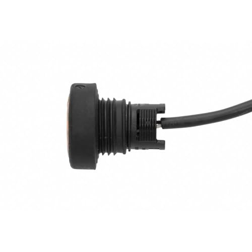 HELLA 2BM 340 825-211 Zusatzblinkleuchte - LED - 12V - Einbau/geklebt - Lichtscheibenfarbe: gelb - LED-Lichtfarbe: gelb - Kabel: 100mm - Stecker: AMP - seitlicher Anbau - Menge: 1