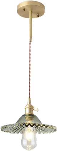 Lustre industriel laiton et suspension de plafond pour chambre à coucher