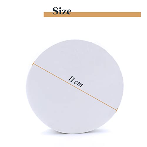 GOURMEO® Burger Paper/Sheet Baking Paper for Burger Press Diameter 11 cm (4-3/8") Pack of 500 - Non-Stick Baking Paper/Separating Paper for Perfect Hamburgers, Cheeseburgers - for Barbecuing…