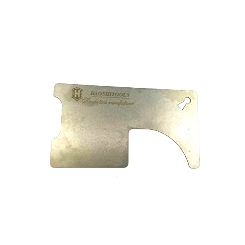 QiDA Lock Pick Tool,HAOSHI Stainless Steel Bypass Sheet, Door Latch Opening Tools,Door Slot Insert Tool, Slivery - Image 2