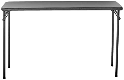 Cosco 20" X 48" Vinyl Top Folding Table, Black #TOP3
