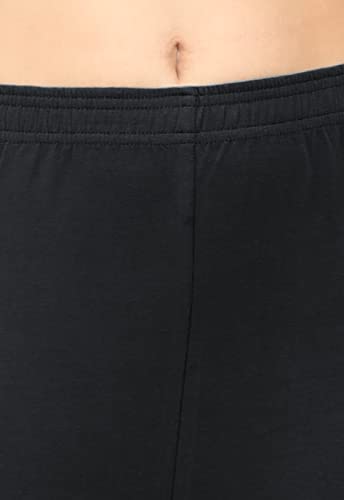 Image of POPOLO Women's Super Soft Ankle Length Cotton Lycra Solid Stretchable Legging