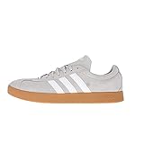 Tipo de tacón: Plano adidas VL Court 2.0, Zapatillas de Deporte Skateboard Mujer, Blanco (Grey Two F17/FTWR White/FTWR White), 40 EU