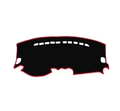 Parasol alfombrilla para salpicadero de coche LHD negro contra reflejos