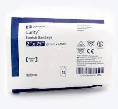 Covidien 2242 Stretch Bandage, Box, 96, Rolls, 2" x 4.1 yds, Non-Sterile