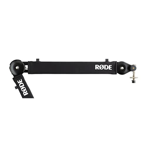 R&Oslash;DE PSA1+ Professional Studio Arm with Spring Damping and Cable Management, Black
