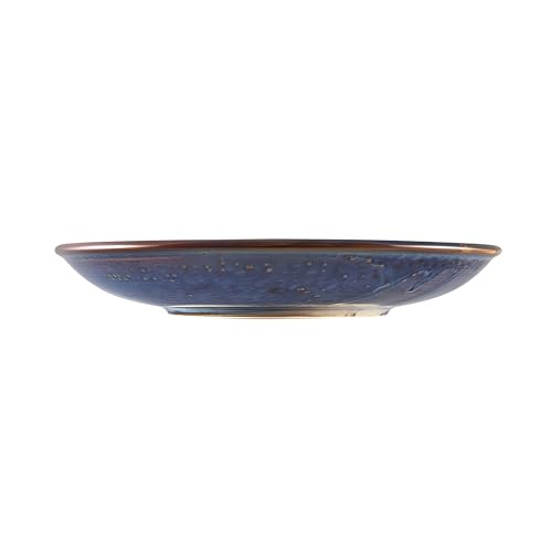 Genware Terra Porcelain, Aqua Blue, Deep Coupe Plate, 250mm, DC-PBL25, Pack of 6, 250mm Diameter, 40mm Height - Image 3