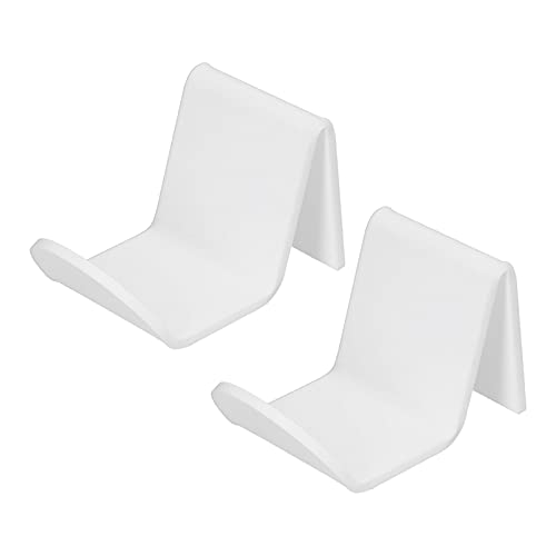 Alvinlite 2 pièces Support de contrôleur de Jeu Support pour Casque Organisateur de Manette de Jeu Blanc Acrylique Durable avec Pince à Fil pour Casque de Manette 96 Support Cover