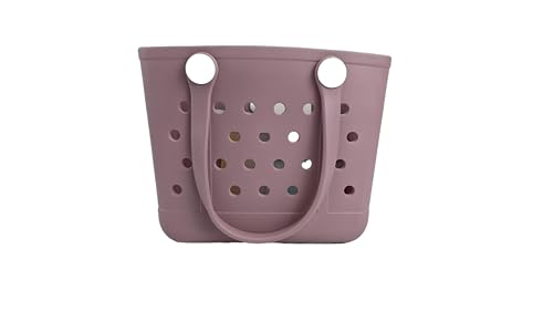 Rubber Beach Bag, Tote Bag for Women, Waterproof Tote Bag for Travel, Swimming Pools and Gyms