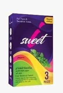 علبة عجين بيضاء مكونة من 3 اظرف من اي سويت - اخضر مينت