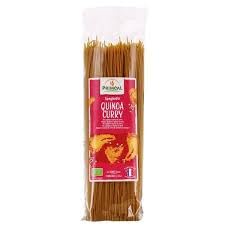 Pack 2x500g Espagueti de Trigo Duro con Quinoa y Curry | Selección BIO | Sémola de | Fuente de Proteína y Sabor Exótico | Certificación Ecológica | Calidad Vegana