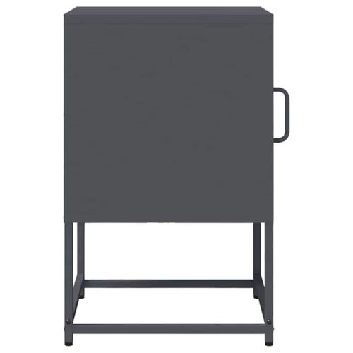 Rangement de chevet compact en acier pour optimiser les espaces restreints - 7