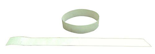 1000 Pcs White1 Inch (25 mm) Tyvek Wristbands for Events/ Parties/ Identification