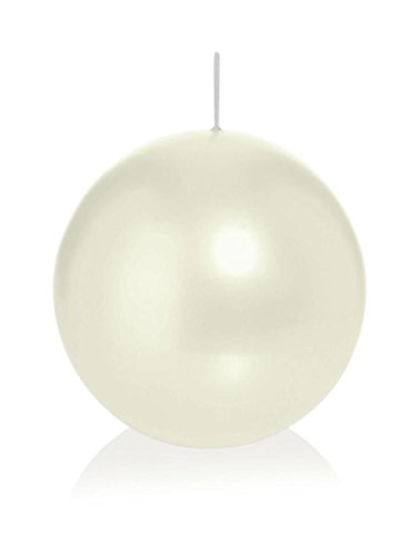 Wiedemann - Velas esféricas (6 x 6 cm, 16 Unidades), Color Marfil