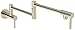 Newport Brass 9485/24A East Linear Double Handle Wall Mounted Pot Filler Faucet (Low Lead Compliant), French Gold