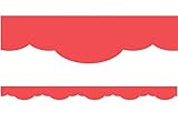 Teacher Created Resources Melon Red Fancy Scallops Border Trim (TCR9138)