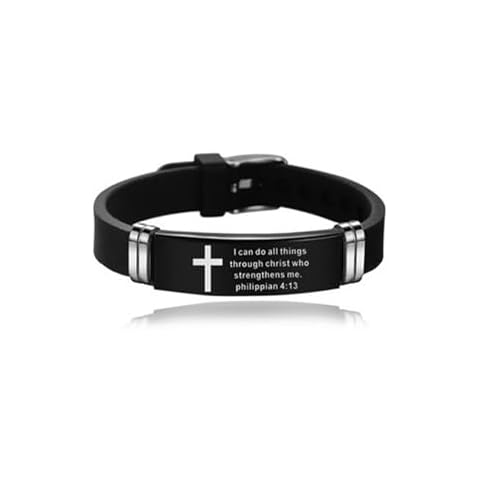 LSxAB Inspirational Christian Cross Bracelet Cover