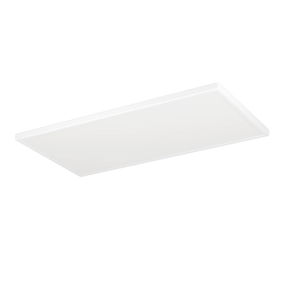 EGLO Connect.z Smart Home LED Bathroom Ceiling Light Rovito-Z, ZigBee, app and Alexa Voice Control, Warm White-Cold White, RGB, dimmable Ceiling lamp, White, IP44, 57x30 cm