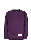  Band of Rascals Kinder Sweatshirt Basic aus Bio-Baumwolle, Dark-Purple, Gr. 122/128
