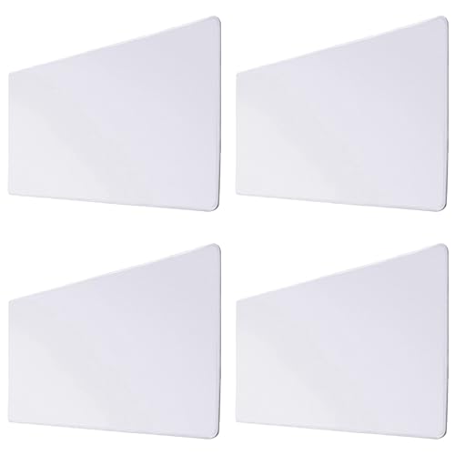 Tapis de souris antidérapant étendu lot de 4 pour le travail et l'étude