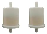 Chinpon Roc (2 pieces) For Kubota Inline Fuel Filter for Jacobsen 5001182 & For John Deere AM876035,