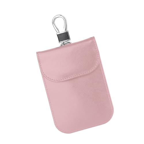 kokdid Bolsa de protección para coche, bloqueador antirrobo para sistemas de entrada sin llave, funda protectora de piel sintética con ranura para tarjetas, organizadores protegidos contra robo