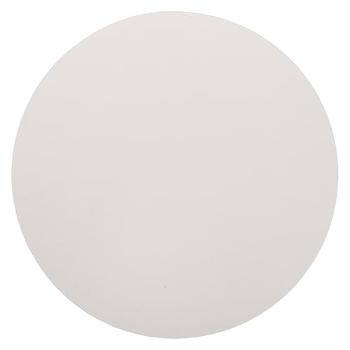 Healifty Tablero Redondo de Mesa de Madera Gruesa 30 Cm Mesa Auxiliar de Color Claro para Comedor de Centro Tapa Circular Adecuado para Hotel Oficina y Espacios Pequeños
