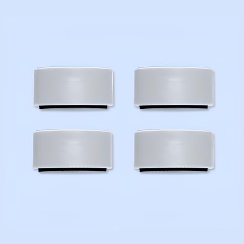 TUSHY Universal Toilet Seat Bumpers: Set of 4 Non-Slip Silicone Pads with 3M Adhesive Levels Uneven Toilet Seats and Prevents Wiggling