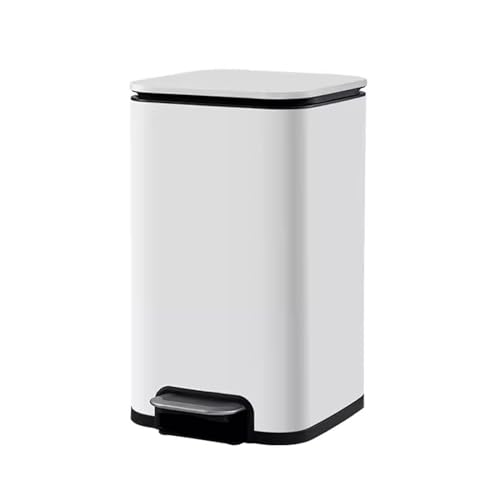 Poubelles pour la cuisine et la salle de bains : l'élégance du blanc 13L