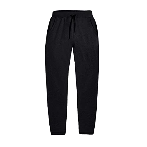 Kit 2 Calça Moletom Masculina Academia Fitness Linha Premium (M, Preto, Cinza)