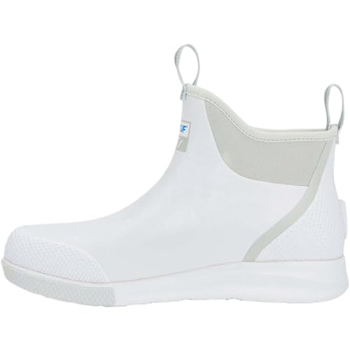 Image of XTRATUF 6 inch Men's Ankle Deck Boot Sport - 30% Lighter, 100% Waterproof Rubber Fishing Footwear - Non-Marking, Slip-Resistant Outsole - Moisture-Wicking Liner