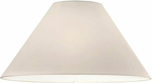 18" Cream Cotton Coolie Lampshade