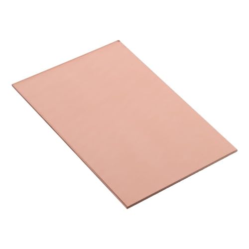 AllGIFT Pure Copper Sheet,100 * 150mm Material Rectangle T2 Copper Discs,Copper Metal Plate for Crafts, Electrical Repairs, Industry(2x100x150mm)