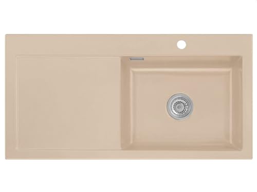Preisvergleich Produktbild Systemceram Mera 100 SL Sand Keramikspüle Handbetätigung