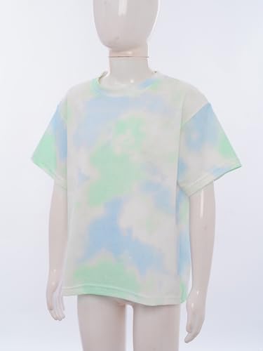 YiZYiF Round Neck Shirts for Girls Pullover Tops Summer T Shirt School Clothes Casual Blouse4