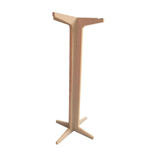 Vaveren Chime Stand Gong Stand Multipurpose, Wooden Chime Holder, Wind Chime Wood Stand for Tea Room, Meditation, Tabletop, Style A