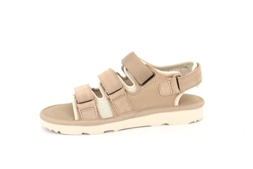 UGG Unisex-Child Goldencoast Multistrap Sandal, Sand, 6 Big Kid3