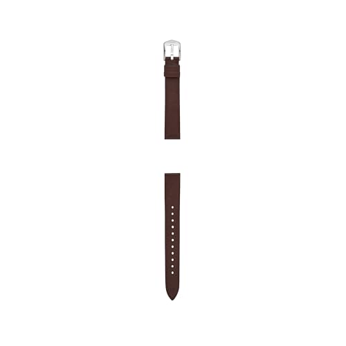 Image of Fossil Men's 22mm Dark Brown LiteHide Leather Watch Band