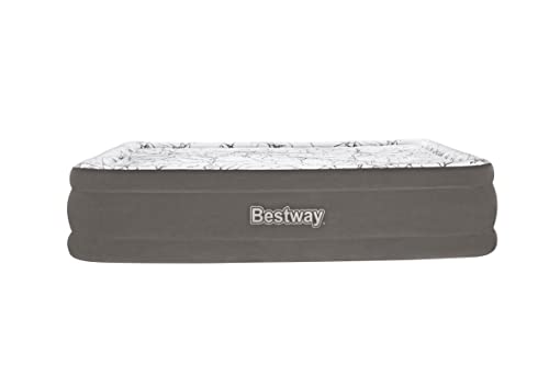Bestway 80" x 60" x 18"/2.03m x 1.52m x 46cm Tritech Cushify Top Air Mattress Queen Built-in AC Pump – Image 6
