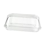 VICASKY Glas Dessertteller Mit Abdeckung Für Käseplatte Servierplatte Aus...