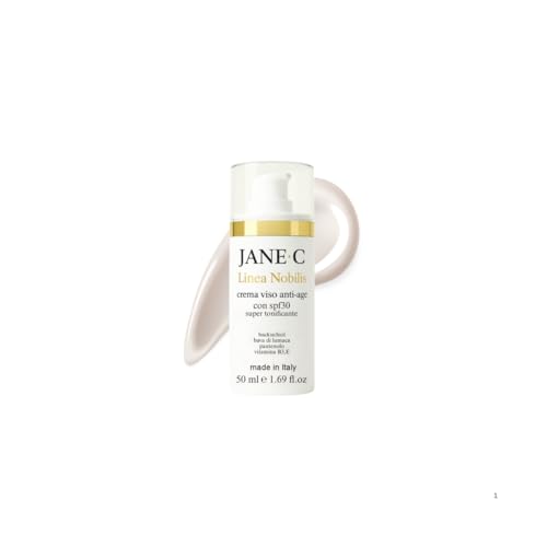 JANE•C Crema Viso Antirughe Giorno SPF30 – Skincare Coreana Anti-Age Idratante con Bava di Lumaca, Bakuchiol e Acido Ialuronico – Tonificante e Rimpolpante – 50ml Made in Italy